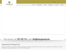 Tablet Screenshot of mazugarural.com